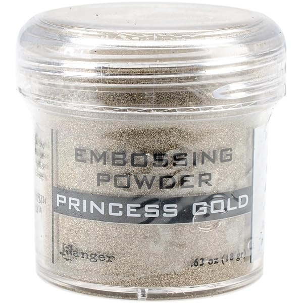 Ranger 359868 Princess Gold Embossing Powder - 0.63 oz for Stunning Craft Projects