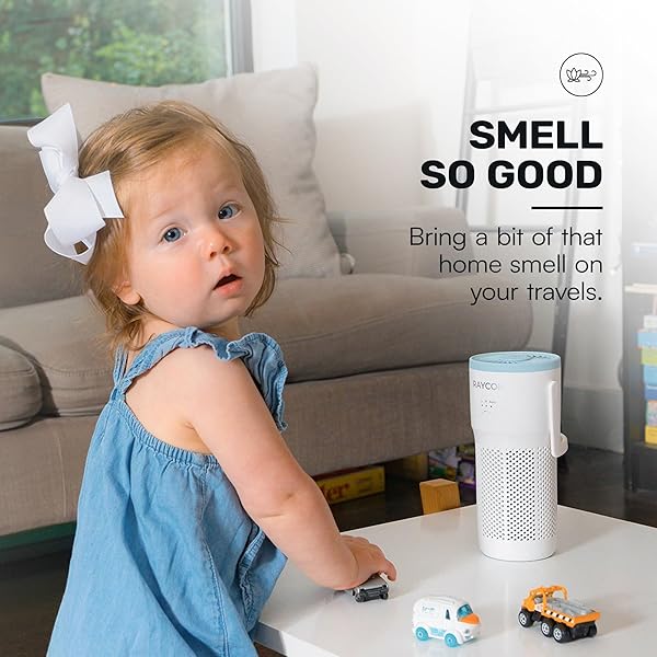 Raycon Portable Air Purifier with H13 HEPA Filter & Fragrance Diffuser - Adjustable Speeds for Fresh Living Spaces - Image 7