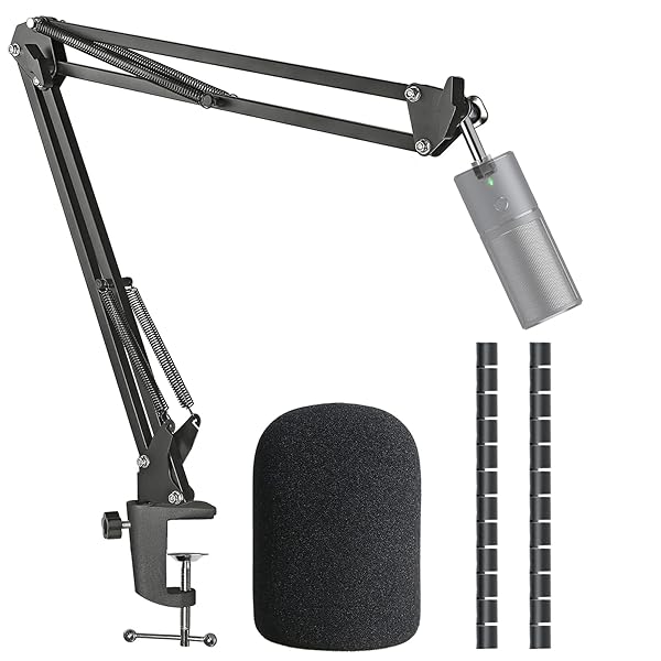 Razer Razer Seiren X Mic Boom Arm Stand with Pop Filter Compatible with Razer Seiren X USB Microphone by SUNMON