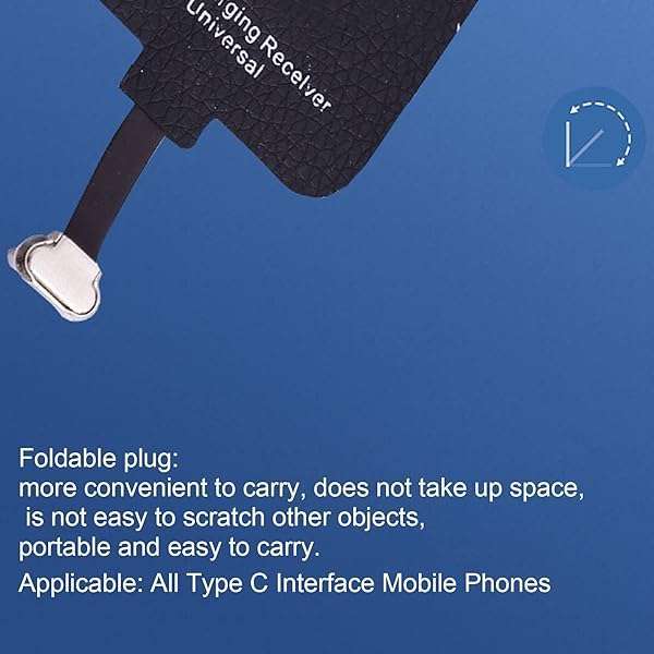 Thin USB C Charging Receiver for Type C Smartphones | Fast Charging Adapter - Image 5