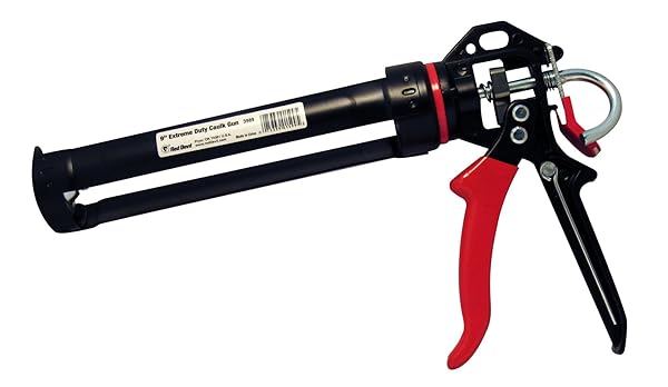 Red Devil "Red Devil 3989 9" Extreme Duty Caulk Gun - 26:1 Thrust Ratio for Heavy-Duty Projects"