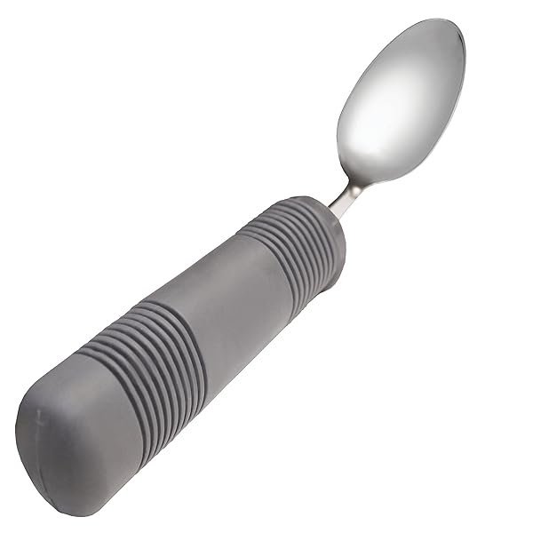 Rehabilitation Advantage Tablespoon: Ergonomic Wide Rubber Handle for Easy Grip - Image 2