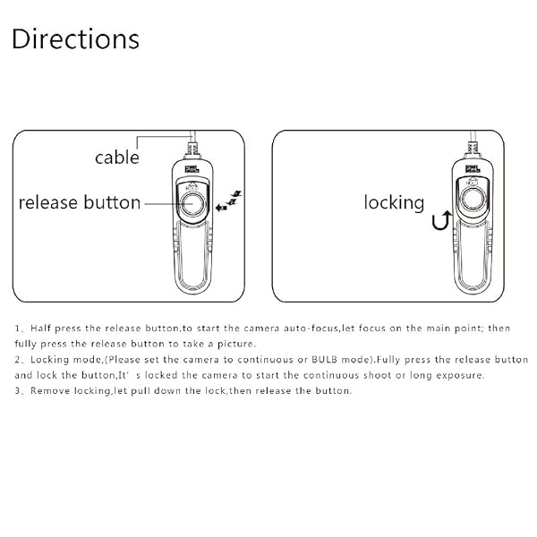 PIXEL RC-201E3 Remote Switch Shutter Release Cord for Canon EOS Cameras T6 T7 R6 R7 R8 90D 80D M5 M6 and More - Image 5
