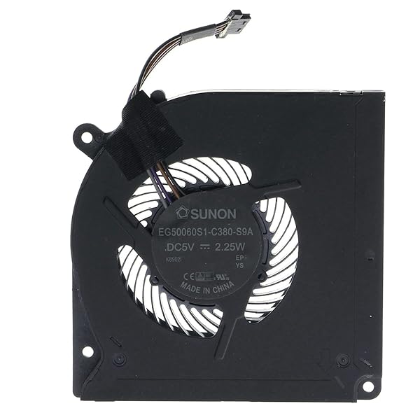 Buy Replacement CPU Cooling Fan for Schenker XMG NEO 15/17 & Maingear Vector 15 - EG50060S1-C380-S9A