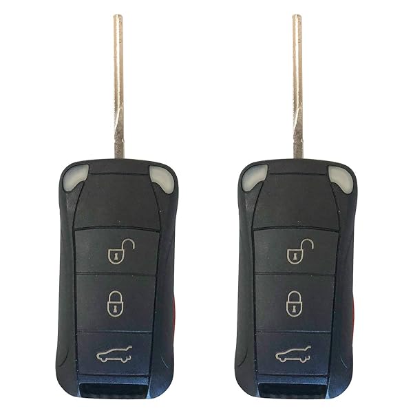 Buy AUTOKEYMAX Replacement Flip Key Fob for 2006-2011 Porsche Cayenne KR55WK45032 - Fast Shipping!