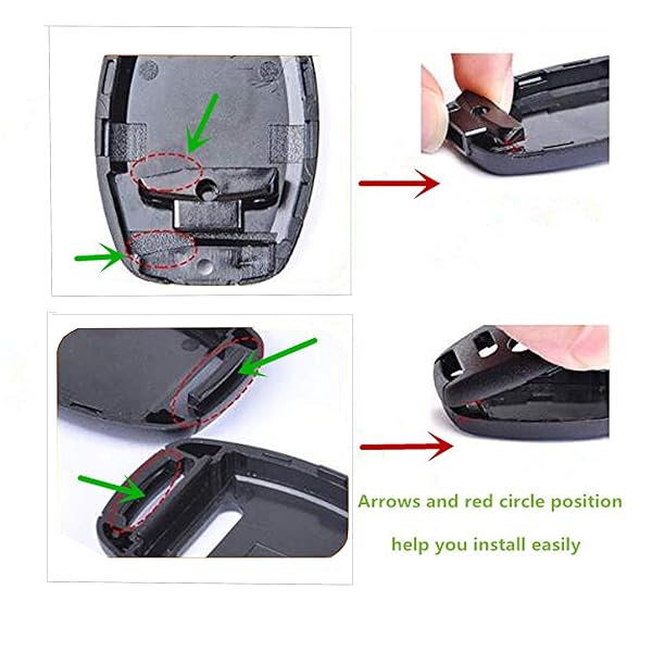 Keyless Entry Remote Replacement Case for Honda Accord, Civic EX & Pilot (2006-2015) - 3+1 Button Fob Fit - Image 8