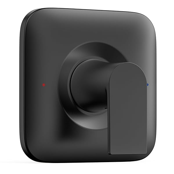 Moen Moen T2471BL Genta LX Posi-Temp Valve Trim Kit Replacement Matte Black Shower Handle