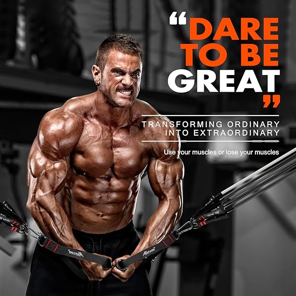 Ultimate Resistance Bands Set: Exercise Bands with Handles, Door Anchor & Ankle Straps for Home Workouts & Physical Therapy - Image 4