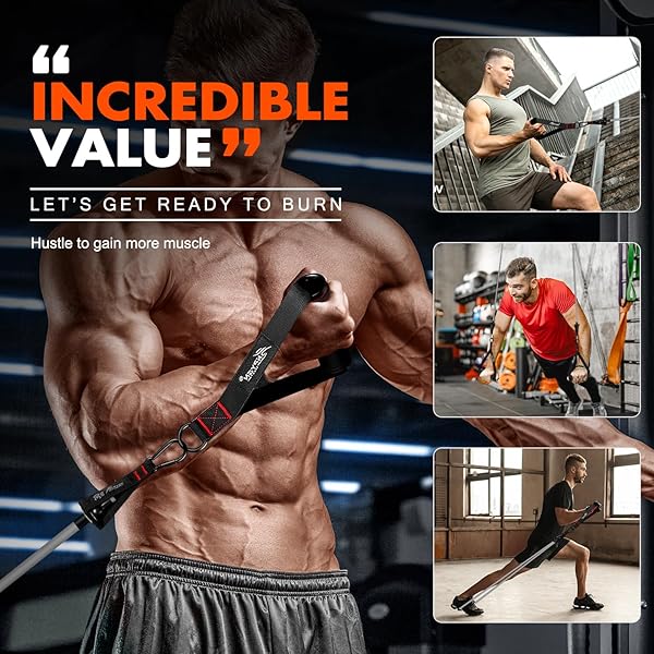 Ultimate Resistance Bands Set: Exercise Bands with Handles, Door Anchor & Ankle Straps for Home Workouts & Physical Therapy - Image 6