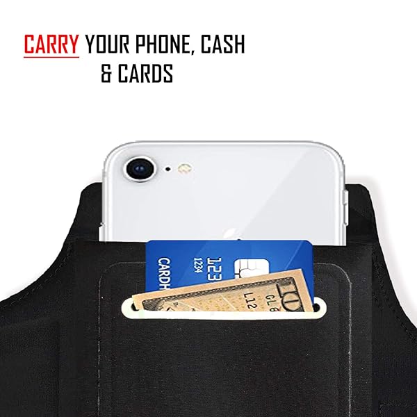 RevereSport Waterproof Running Armband for iPhone & Samsung - Fits Otterbox & Lifeproof Cases - Perfect Sports Phone Holder - Image 3