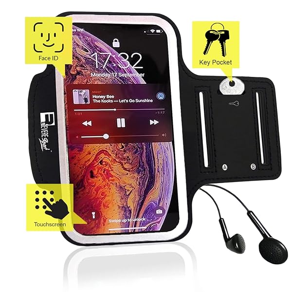 RevereSport iPhone Running Armband for 16 15 14 13 12 Perfect for Sports Gym Workouts and Exercise - Image 4