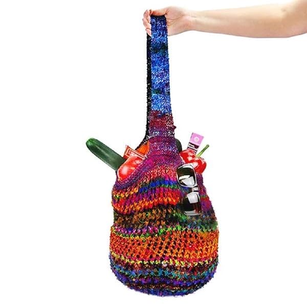 Revolution Fibers Recycled Sari Silk Yarn - Multi-Color Handspun Silk for Knitting, Weaving & Crocheting (2-Pack, 100g Each) - Image 7