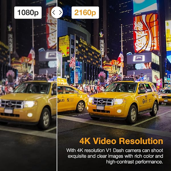 RexingUSA V1 4K Ultra HD GPS Dash Cam with Wi-Fi 170 Degree Wide Angle G-Sensor Loop Recording and Mobile App Support - Image 5