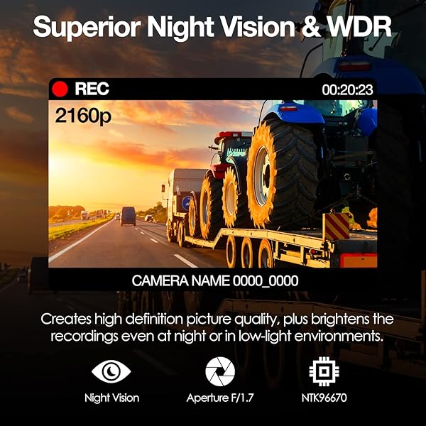 RexingUSA V1 4K Ultra HD GPS Dash Cam with Wi-Fi 170 Degree Wide Angle G-Sensor Loop Recording and Mobile App Support - Image 8