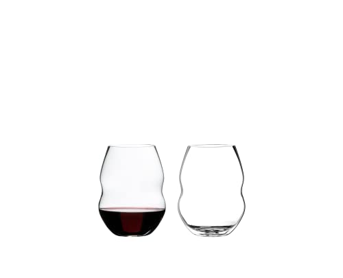 Riedel Riedel Swirl Red Wine Glasses Set of 2 - Perfect for Wine Lovers & Entertaining