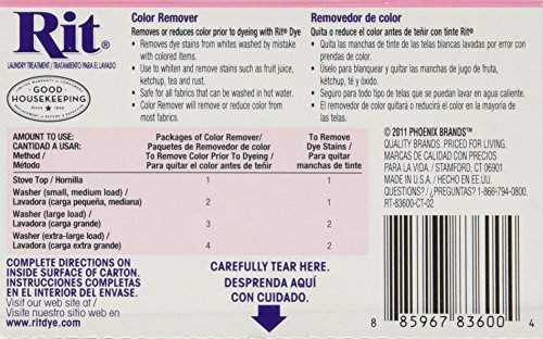 Rit Dye Color Remover Powder 2 oz - 3-Pack for Effective Laundry Treatment - Image 3