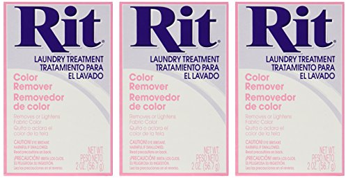 Rit Rit Dye Color Remover Powder 2 oz - 3-Pack for Effective Laundry Treatment
