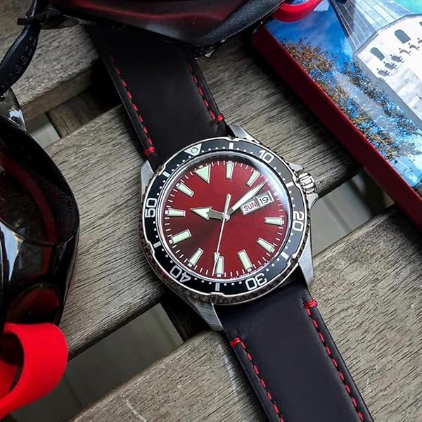 Ritche Christmas Gift 18mm Classic Genuine Leather Watch Band Quick Release Vintage Strap for Men and Women Perfect for White Elephant Gifts - Image 3