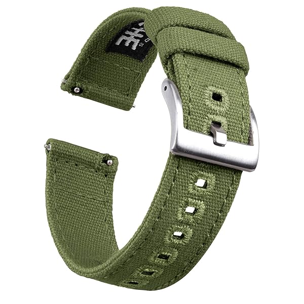 Ritche 20mm Canvas Watch Bands for Galaxy Watch 6 & Moonswatch - Perfect Christmas Gifts & Stocking Stuffers for Men