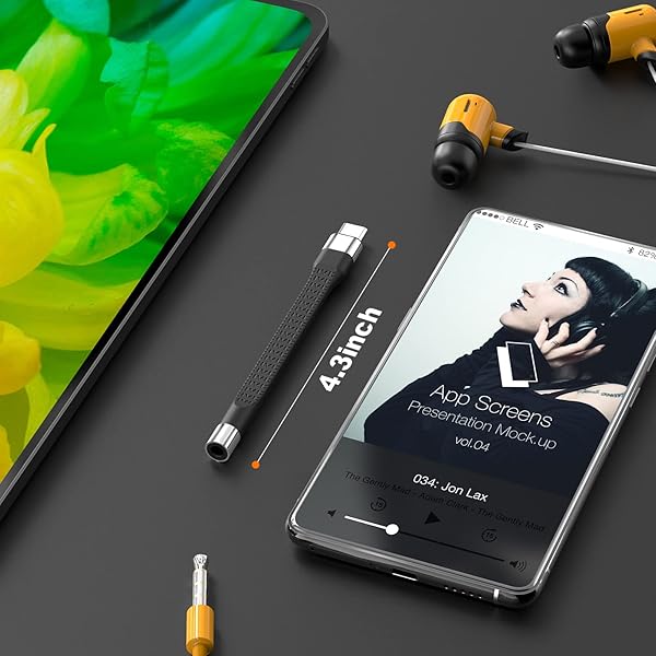 Rixmie USB C to 3.5mm Female Adapter, Type C to Headphone Aux Jack Dongle 24bit 96kHz HiFi DAC, Compatible with Samsung Galaxy S23 S23+ S23 Ultra, - Image 2