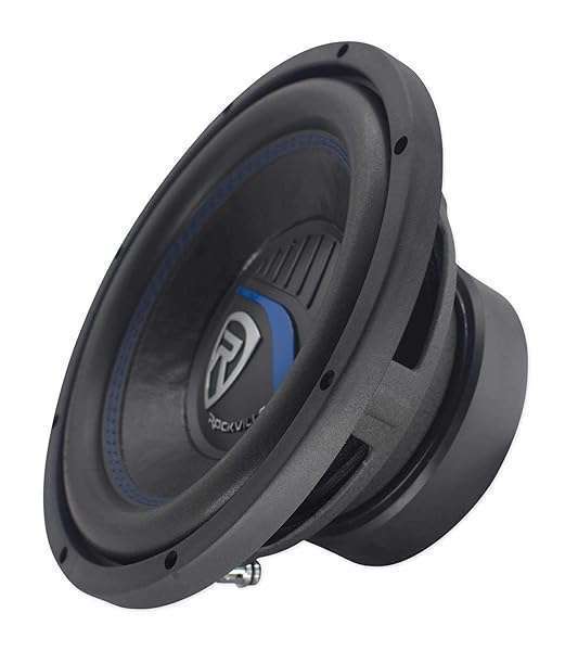 "Rockville K5 W10K5S4 10" 1200W 4 Ohm Car Subwoofer - Powerful 300W RMS Audio Performance"