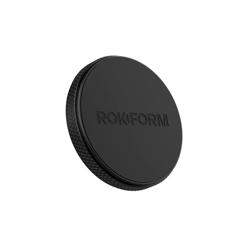 Rokform Low Pro Magnetic Phone Mount: 1-Inch Car Magnet with 3M Adhesive - Universal Compatibility for All Cases