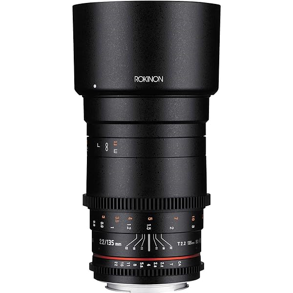 Rokinon 135mm T2.2 Cine DS Telephoto Lens for Canon EF High Quality Imaging and Cinematic Performance