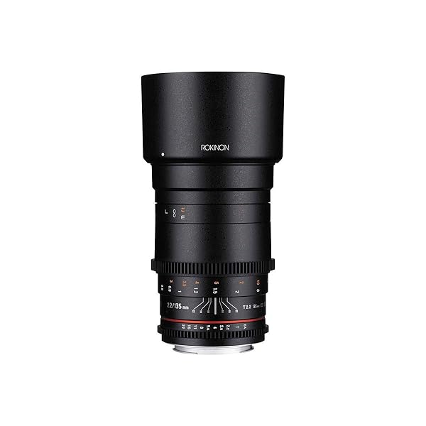 Rokinon Cine DS 135mm T2.2 ED UMC Telephoto Lens for Nikon Digital SLR Cameras Best for Cinematic Photography