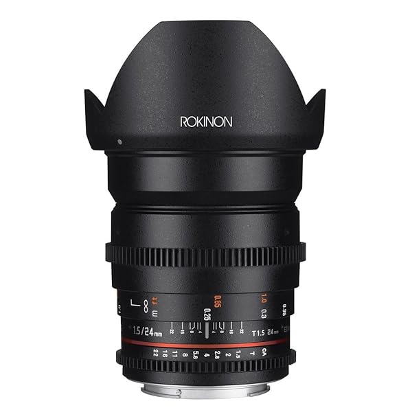 Rokinon Cine DS 24mm T1.5 ED AS IF UMC Full Frame Wide Angle Lens for Sony E Mount Cameras