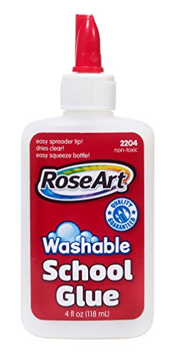 Mattel RoseArt 4-oz Washable School Glue - Versatile Crafting Essential (DDT65) - Safe & Easy to Use!
