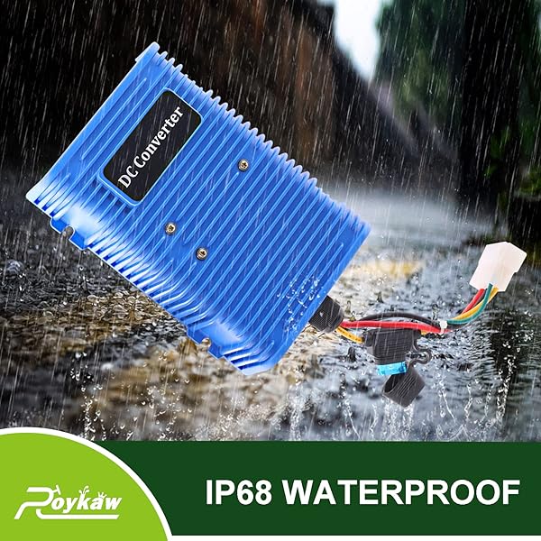 Roykaw Golf Cart Voltage Reducer 36/48V to 12V - 30A/350W for E-Z-GO, Club Car & Yamaha - Image 7