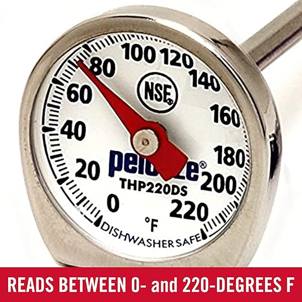 Rubbermaid Instant Read Thermometer - Pocket Size, Dishwasher Safe for Meat & Food Cooking, Grilling & Oven Use - Image 3