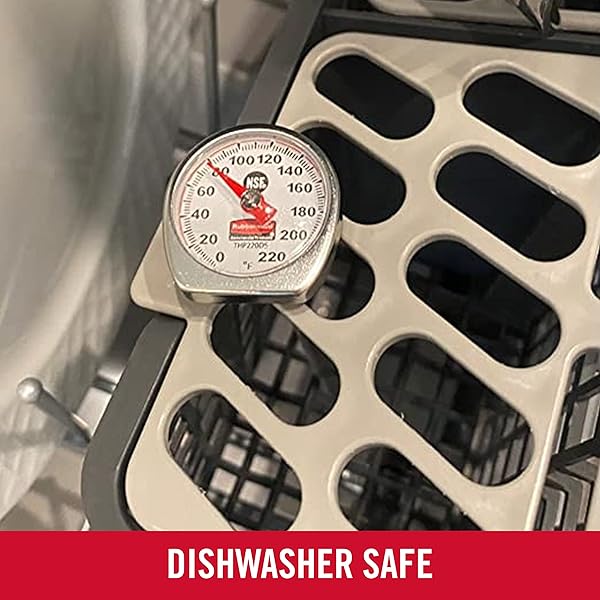 Rubbermaid Instant Read Thermometer - Pocket Size, Dishwasher Safe for Meat & Food Cooking, Grilling & Oven Use - Image 5