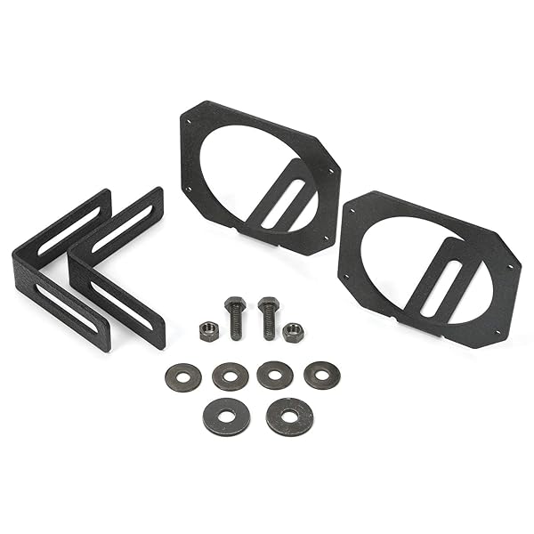 Rugged Ridge Rugged Ridge Light Mount Bracket Kit 11232.23 for 2007-2018 Jeep Wrangler JK - Durable & Easy Installation