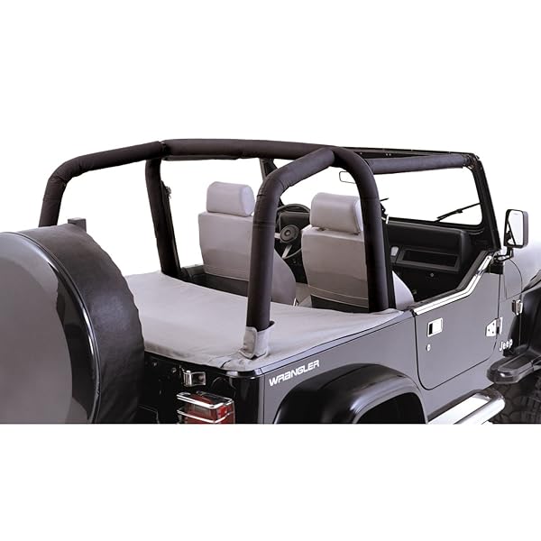 Rugged Ridge Rugged Ridge Roll Bar Cover Kit for 1997-2002 Jeep Wrangler TJ | Model 13612.15 - Durable & Stylish Protection