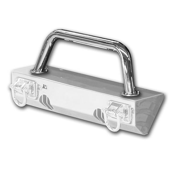 Rugged Ridge XHD Bumper Overrider Hoop - Polished Stainless Steel for XHD Bumpers | Model 11540.16