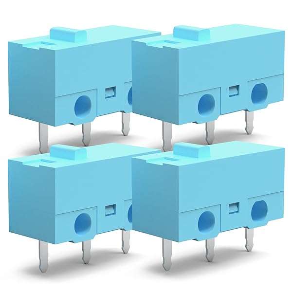 RunJRX RunJRX Blue Kailh GM 2.0 Mouse Switches for Gaming - 4 Pack for Ultimate Performance