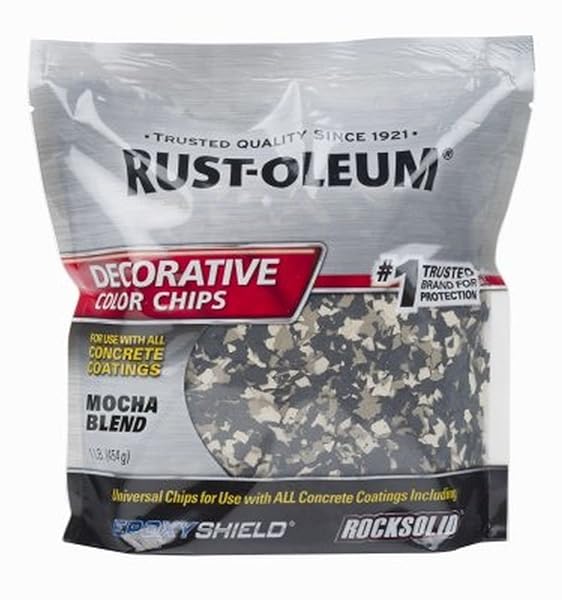 Rust-Oleum 301238 Mocha Blend Decorative Color Chips - 2 Pack, 1 lb for Stunning Home Decor - Image 2