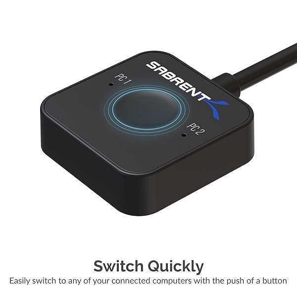 Buy SABRENT 2 Port USB Type C KVM Switch - 60W Power Delivery for Seamless Device Switching - Image 5