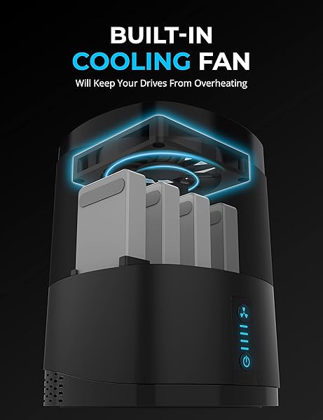 SABRENT 4-Bay USB-C External SSD Docking Station (DS-4BNE) - Fast Data Transfer & Storage Solution - Image 9