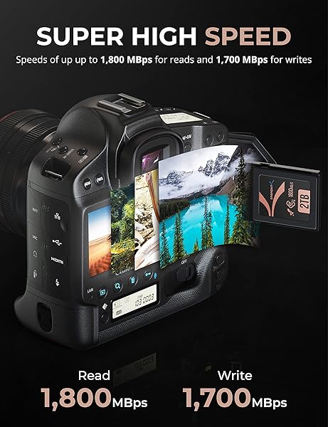 SABRENT Rocket CFX PRO 2TB CFexpress Type B Card - 1800MB/s Read, 1700MB/s Write Speed (CF-XXIT-2TB) - Image 7