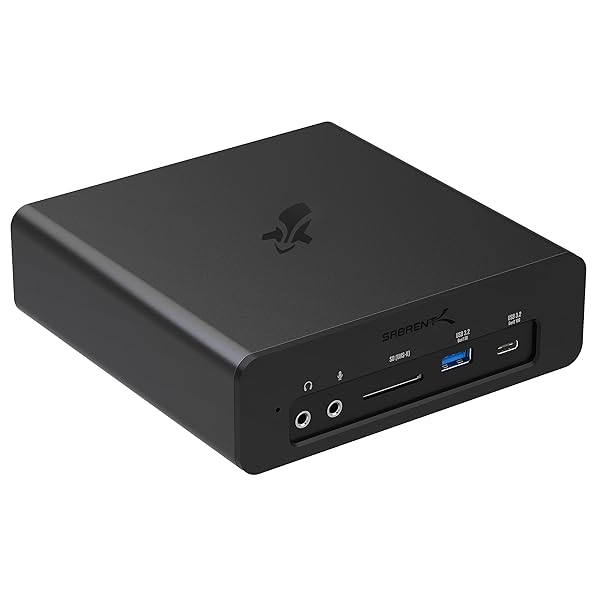 SABRENT Thunderbolt 3 Dual M.2 SSD Dock: 96W Power, Dual 4K HDMI for Mac & Windows Laptops