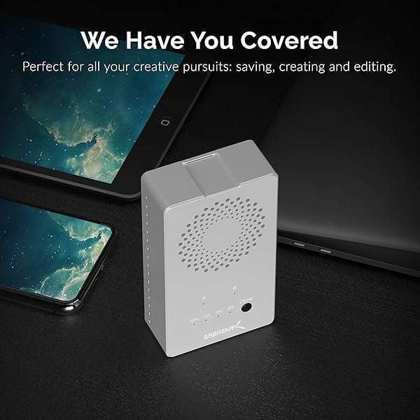 Buy SABRENT Tool-Free USB Type C Dual Docking Station for PCIe NVMe SSDs - Offline Cloning Function (EC-SSD2) - Image 6