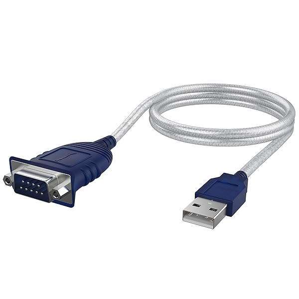 SABRENT USB 2.0 to Serial DB9 Converter Cable - Prolific Chipset, 2.5ft, Compatible with Windows & Mac OS
