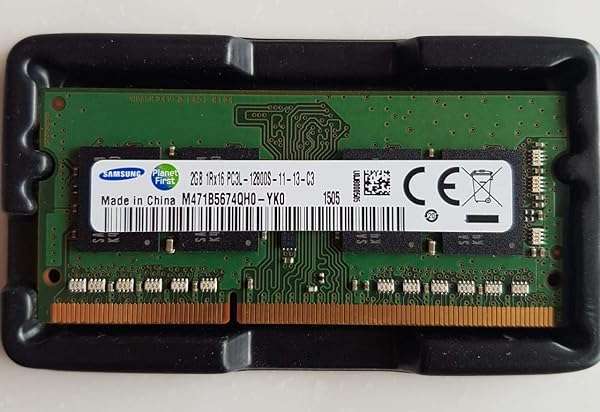 SAMSUNG SAMSUNG M471B5173QH0-YK0 4GB PC3L-12800S SODIMM RAM - 1600MHz Upgrade for Laptops