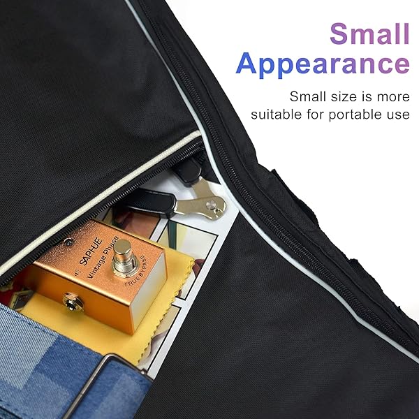 SAPHUE Vintage Phaser Guitar Effects Pedal - Mini Steel Shell with True Bypass for Electric Guitars - Image 7