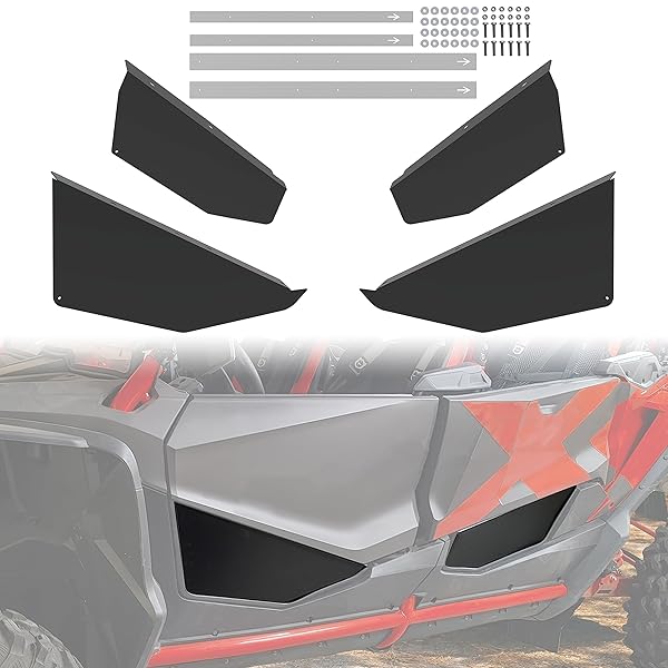 SAUTVS Aluminum Lower Door Panels for Honda Talon 1000X-4 (2020+) - Durable Half Door Inserts & Accessories - Image 2