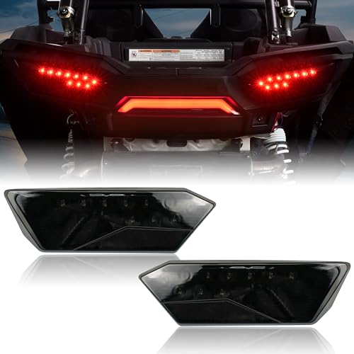 SAUTVS LED Tail Lights for RZR 900 XP 1000 2014-2019 Rear Brake Stop Lights Taillights for Polaris RZR Accessories 2PCS