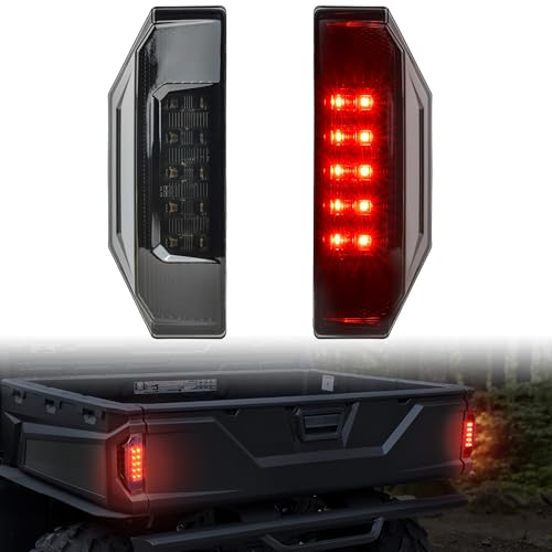 SAUTVS Ranger Tail Lights Smoked Black LED Taillights for Polaris Ranger 570 XP 900 1000 GENERAL 2015-2020 Accessories 2PCS Replace 2412774