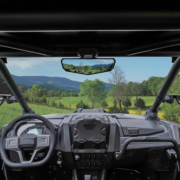 SAUTVS Premium Rear View Mirror for RZR PRO XP/R PRO R/S 2020-2025 | Convex Center Mirror for Polaris RZR XP 1000 2024-2025 - Image 7